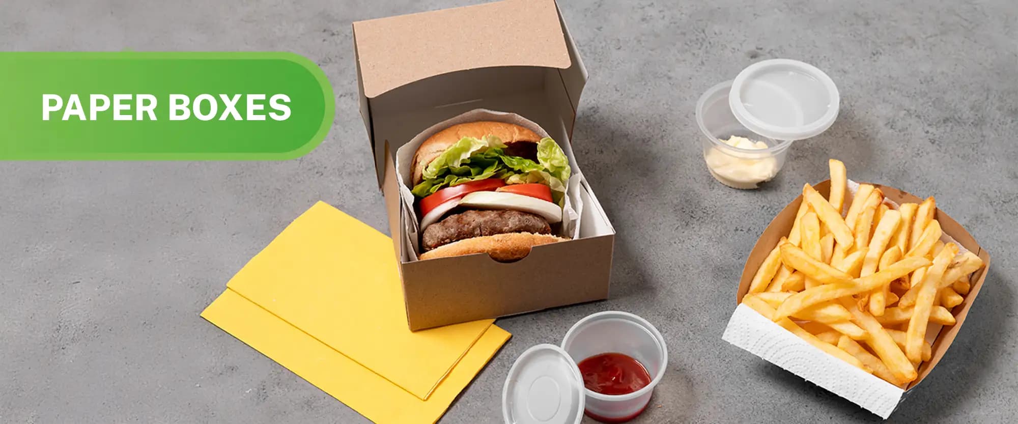 Paper Boxes Desktop Banner