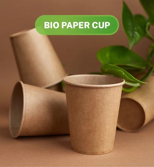 Bio Paper Cup Mobile Banner
