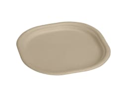 6 Inch Round Biodegradable Sugarcane Plates Pack of (2000)